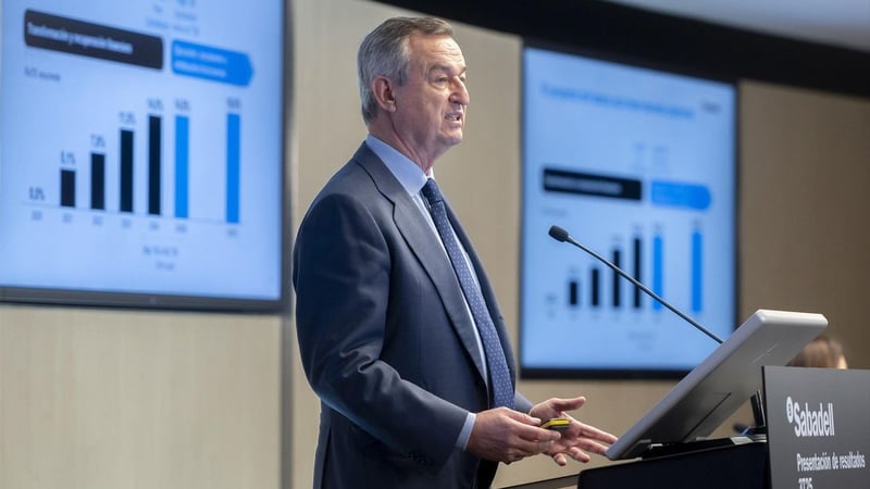 Banco Sabadell descarta fusiones para ganar tamaño: "Tendrían sentido, pero no se van a producir"