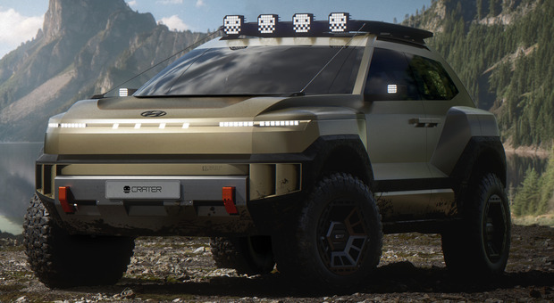 Hyundai Crater Concept, il futuristico fuoristrada per l?off-road senza limiti debutta all'AutoMobiliy 2025