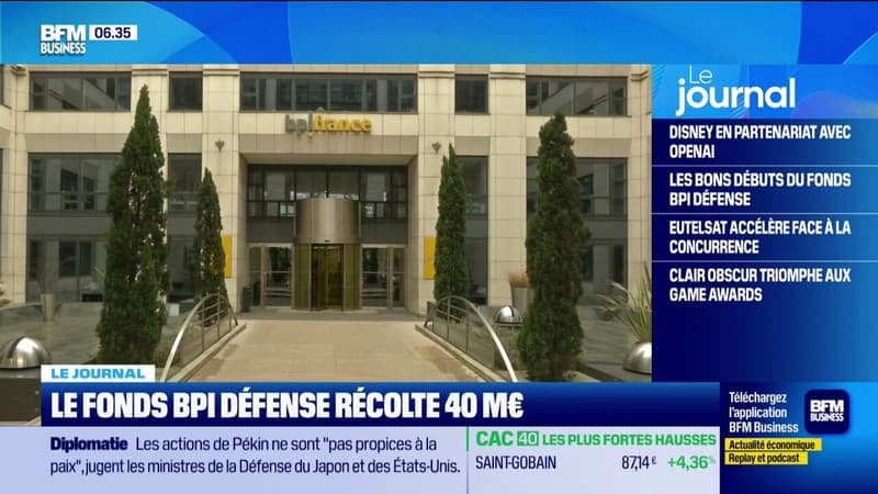 Le fonds BPI Défense récolte 40 millions d'euros