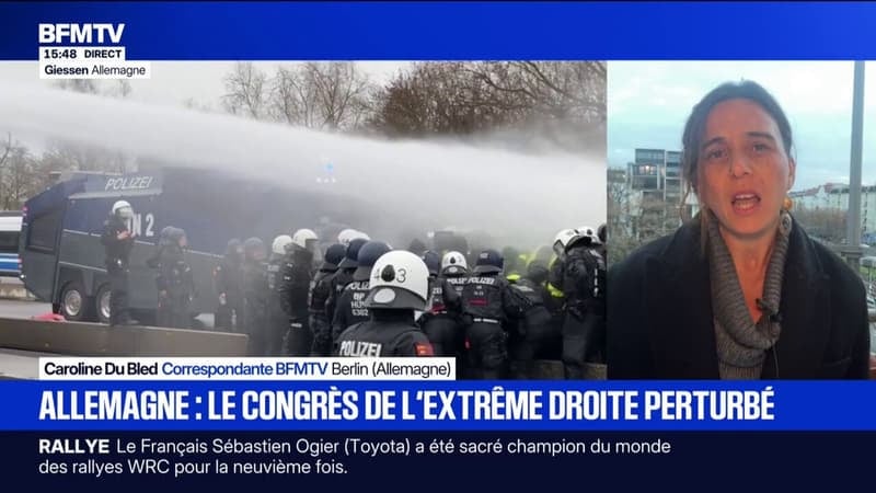 Allemagne: le congrès de l’AfD perturbé par une contre-manifestation