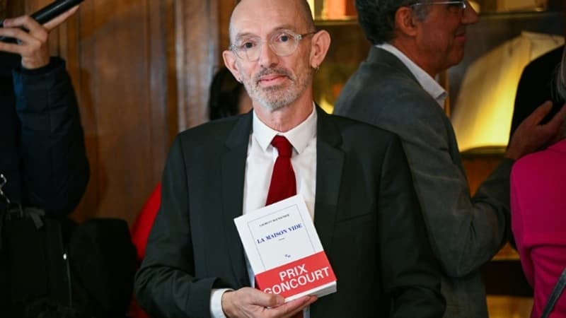 Prix Goncourt 2025: "La Maison vide" de Laurent Mauvignier s'est déjà écoulé à 200.000 exemplaires
