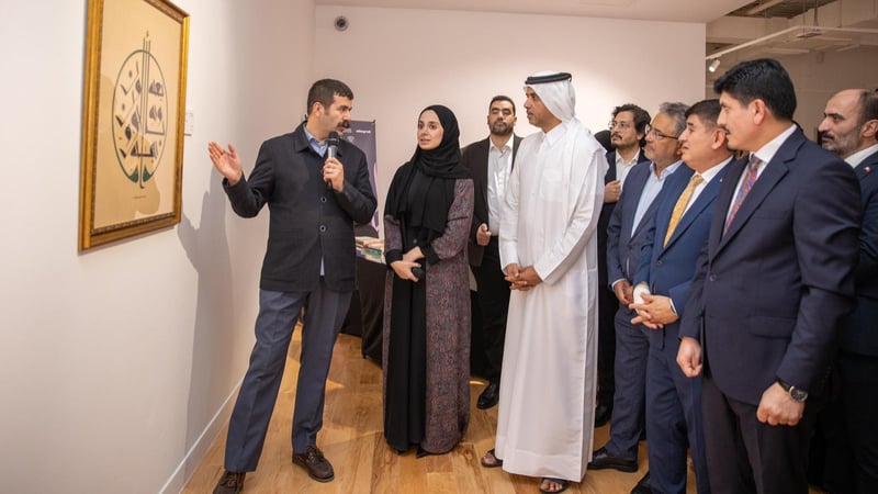 Âdil-i Mutlak Hat Eserleri Sergisi Katar’da