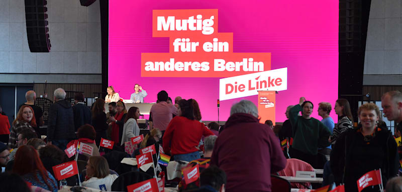Demo vor Linken-Parteitag – „Jüdisches Leben muss wieder sicher sein“, mahnt Ines Schwerdtner