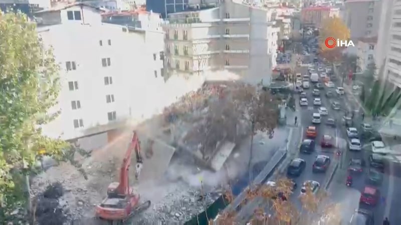 Başkent'te 'kontrollü yıkım' kontrolden çıktı: O anlar kamerada