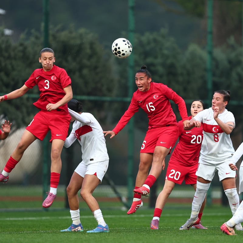 A Milli Kadınlar, U23 ile prova yaptı!
