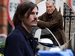 Pierce Brosnan is joined by nepo baby son Dylan, 28, on the set of MobLand as he films scenes in London - days after reuniting with estranged eldest son Christopher
