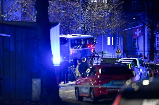 School kids watch in horror as Stockholm bus driver 'ploughs into group of people at stop'