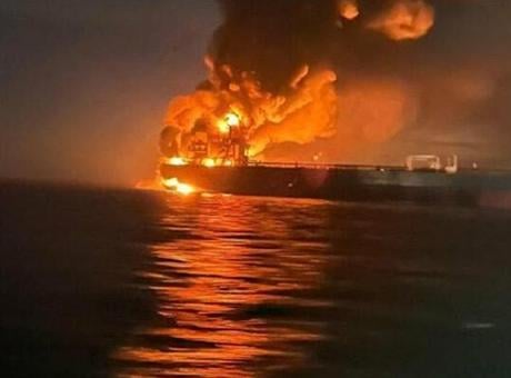 Karadeniz'deki geminin vurulma anı ortaya çıktı!