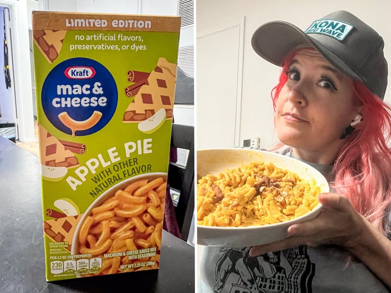 I was curious about Kraft's apple pie-flavored mac and cheese.  I tried it &mdash; and I would eat it year-round.