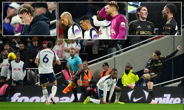 Tottenham 1-2 Fulham: Shellshocked Spurs' woes deepen as hapless Guglielmo Vicario's error extends winless home run to SIX matches and piles more pressure on Thomas Frank
