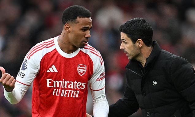 Mikel Arteta issues major Gabriel injury update amid fears the Arsenal star could be out for TWO MONTHS