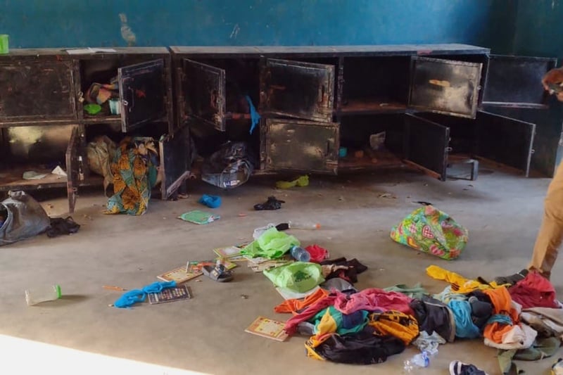Gunmen abduct more than 200 schoolchildren and 12 teachers in attack on Nigerian Catholic school