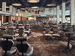 Eerie pictures show inside abandoned airport that is frozen in time with planes left to rot for 50 years
