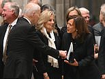 Dick Cheney funeral live: Jill Biden squirms as Kamala Harris makes awkward conversation at former VP's tribute service