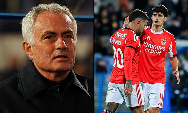 'I don't like players who betray me': Jose Mourinho hits out at Benfica stars and says he should have made NINE substitutions at half-time