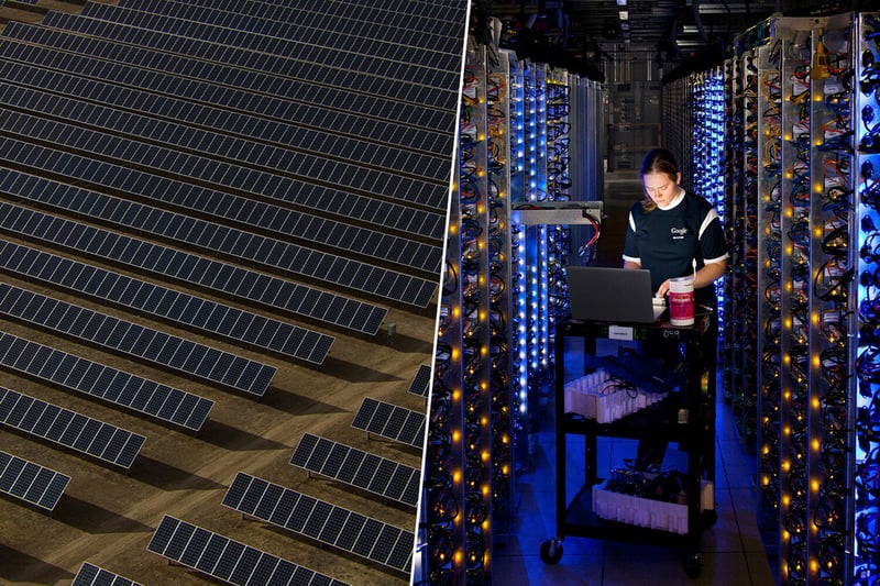 Reabrir centrales nucleares suena muy espectacular, pero Google tiene un plan B por si no es suficiente: energía solar