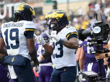 Zvada's 31-yard field goal as time expires lifts No. 18 Michigan over Northwestern 24-22