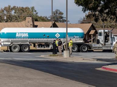 Ammonia gas leak from a tanker truck sickens dozens and forces evacuations