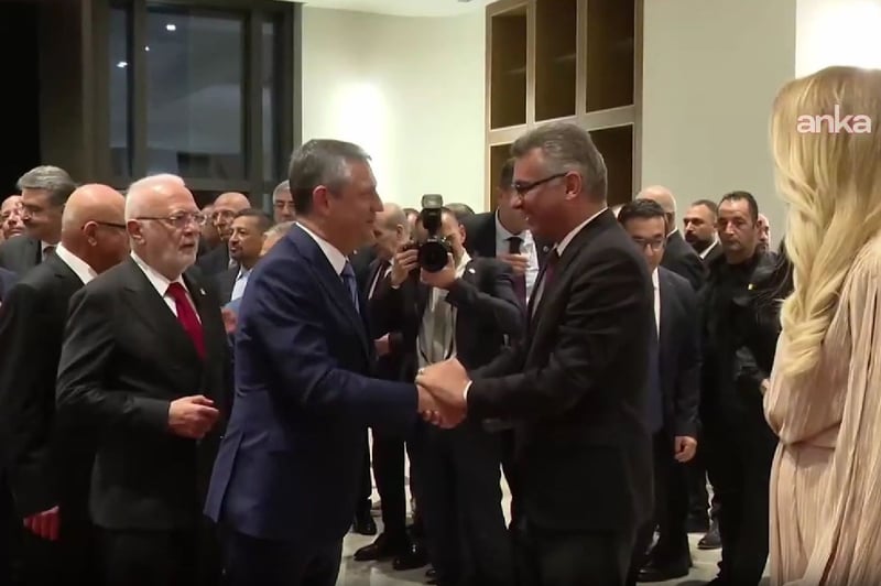 Özgür Özel, KKTC’de Cumhuriyet Bayramı resepsiyonuna katıldı