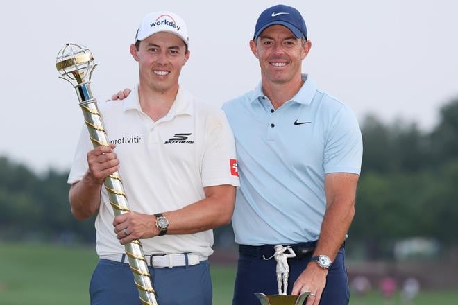 Mathew Fitzpatrick se lleva el DP World Tour Championship y Rory McIlroy, la ‘Race to Dubai’
