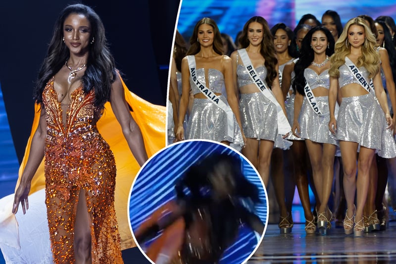 Miss Jamaica skips Miss Universe pageant 1 day after falling off stage in brutal accident