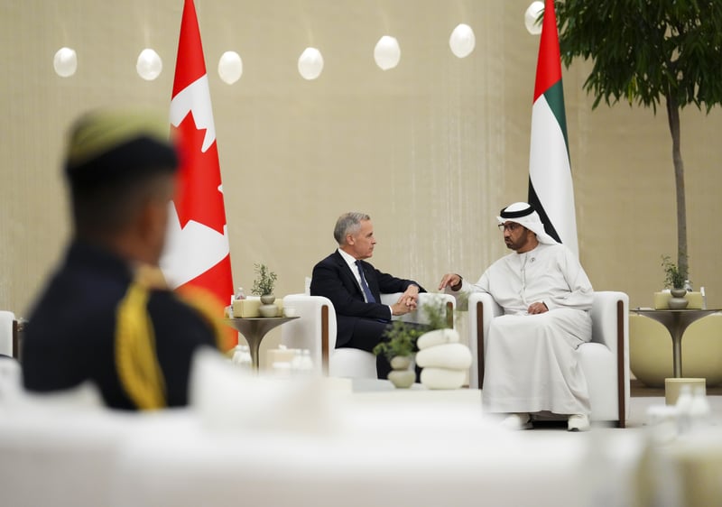 Carney wraps up UAE visit with $70B investment pledge into Canada