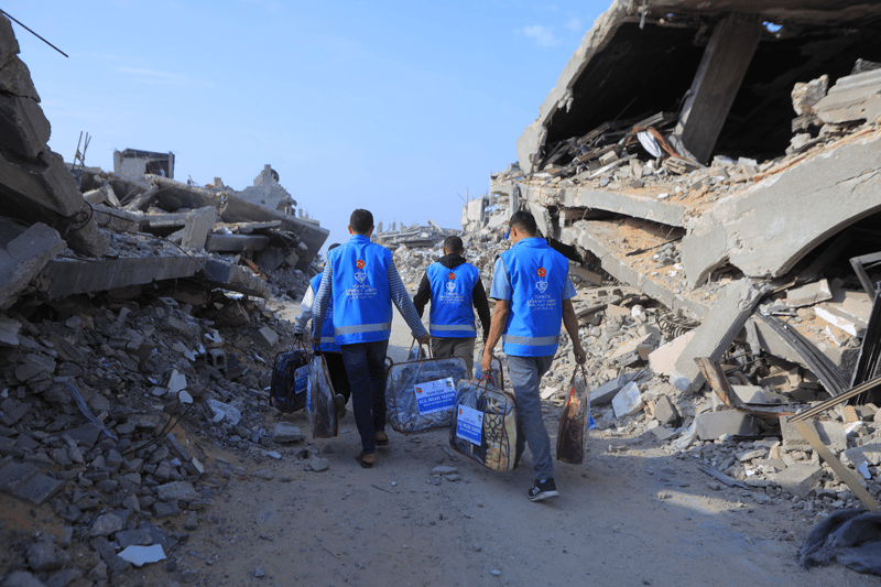 Türkiye Diyanet Vakfı'ndan Filistinlilere yardım eli