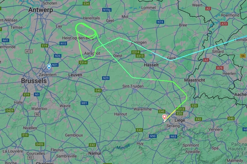 Flights halted at Brussels airport again after possible drone sighting