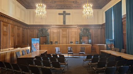 REPORTAGE. "C'est émouvant et choquant" : il y a 80 ans jour pour jour s'ouvrait le procès de Nuremberg, dans un tribunal où se rendent des milliers de visiteurs