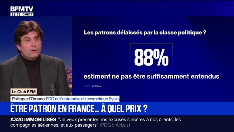 Fiscalité: "En 30 ans, je n'ai jamais vu une telle inquiétude", explique Philippe d'Ornano, PDG de l'entreprise Sysley