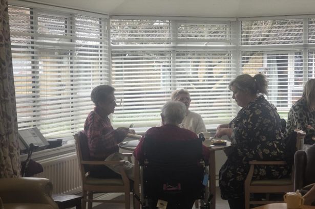 Wishaw care home welcomes MP Pamela for official visit