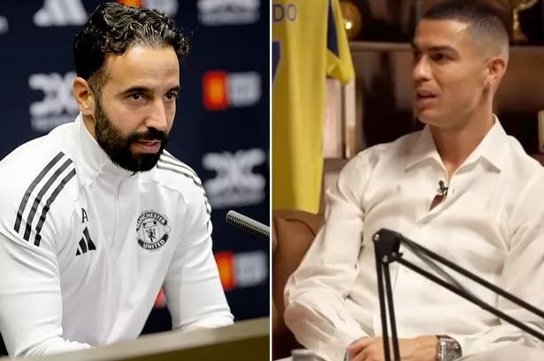 Cristiano Ronaldo's one-word nickname for Ruben Amorim and what Man Utd boss makes of it