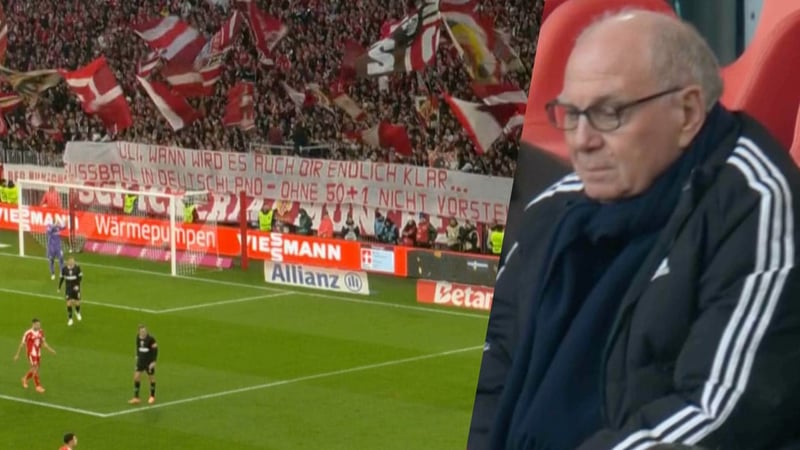 „Uli, wann wird es auch Dir endlich klar ...“ - Bayern-Fans mit Wut-Plakat gegen Hoeneß
