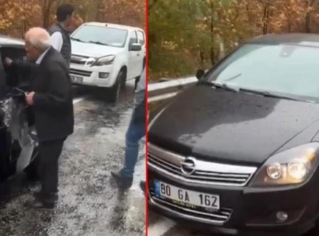 4 öğretmenin can verdiği yola yine kaya parçası düştü! Faciadan dönüldü