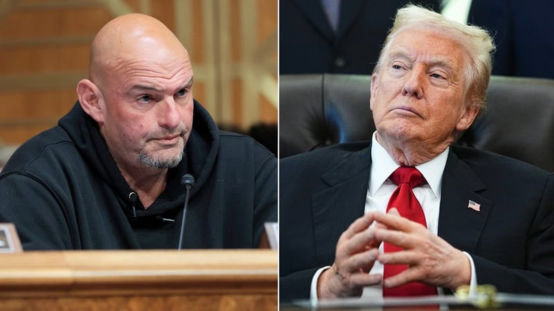 Sen. John Fetterman accuses Trump of 'dangerous rhetoric'
