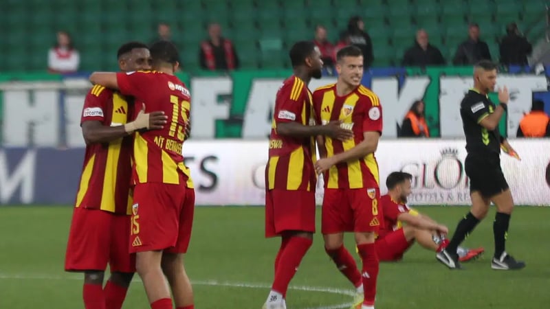 Kayserispor'dan Rize deplasmanında hayati 3 puan!