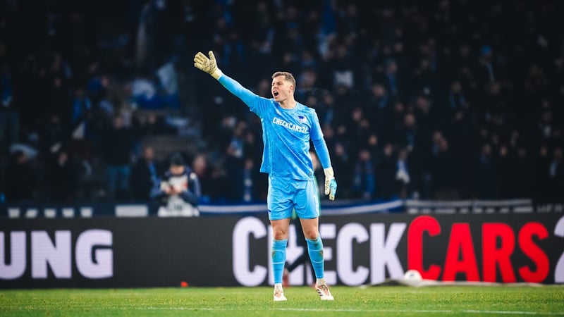 Hertha 5 Spiele ohne Gegentor - Keeper Ernst: „Das kann gerne so weitergehen“