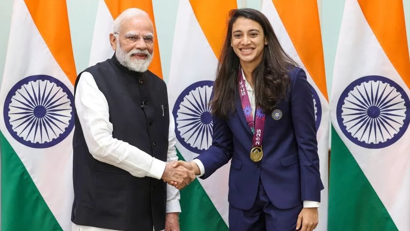 PM Modi congratulated Smriti Mandhana on her wedding, Team India started the celebration with a dance