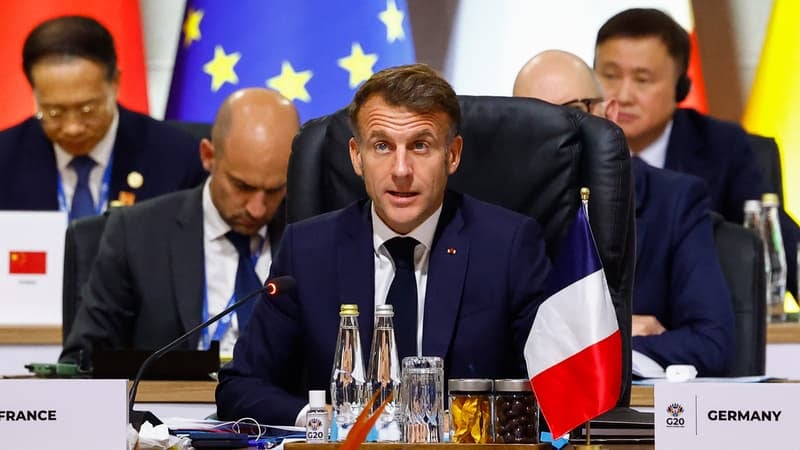 "Peut-être la fin d'un cycle": en Afrique du Sud pour le G20, Emmanuel Macron concède que le sommet international "a beaucoup de mal à régler les crises"