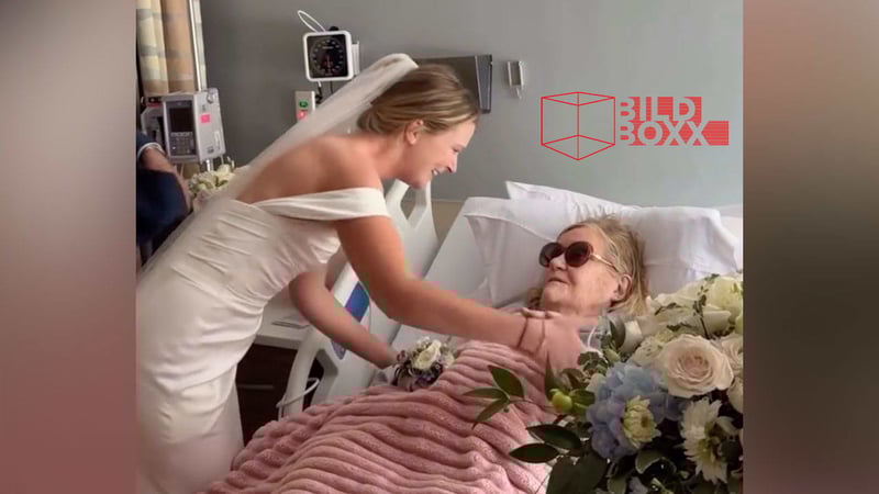 Mehr Liebe geht nicht - Braut schenkt Oma den schönsten Moment