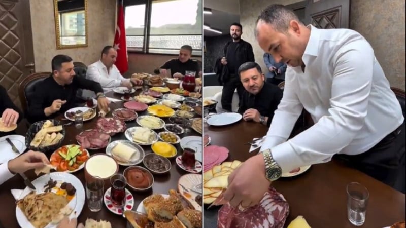 Nevşehir Belediye Başkanı'nın kahvaltı sofrası sosyal medyayı karıştırdı