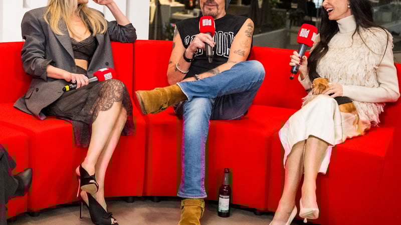 Hollywoodstars in Berlin - „Landman“-Trio landet bei BILD