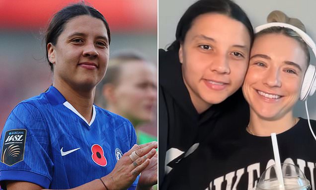 Why Sam Kerr can't wait to get 'blind drunk' at her wedding to Kristie Mewis - after her previous arrest for infamous boozed-up display in a London taxi