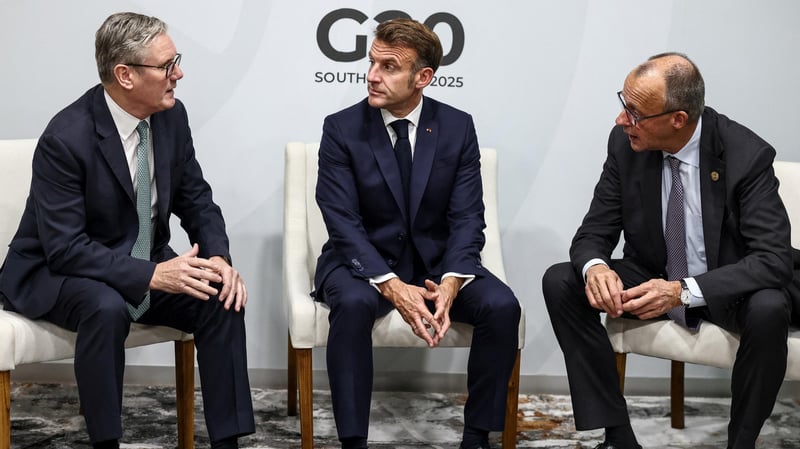 Ukraine : au G20, Macron et les dirigeants européens espèrent amender le plan américain