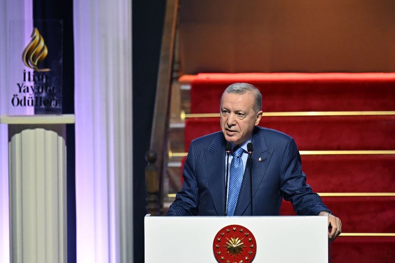 Erdoğan'dan, İlim Yayma Ödülleri töreninde süreç mesajı