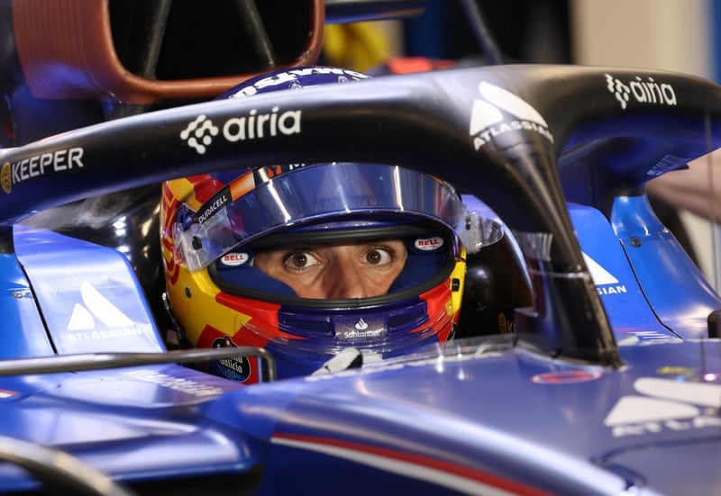 Sainz y el rendimiento inesperado de Williams: "Hemos probado un reglaje impensable"