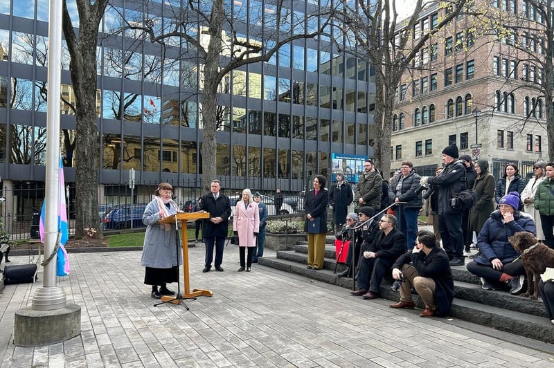 Transgender Day of Remembrance marked in Halifax with flag raising
