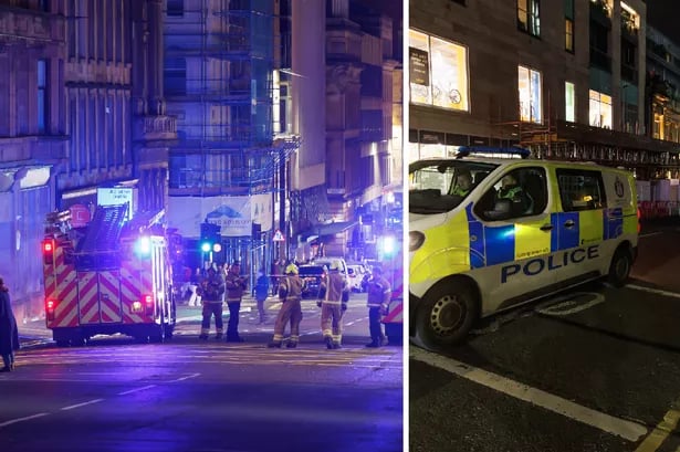 Glasgow city centre fire LIVE as Buchanan Street H&M evacuated