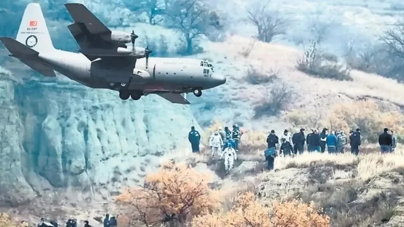 Düşen C-130 uçağında patlayıcı izine rastlanmadı