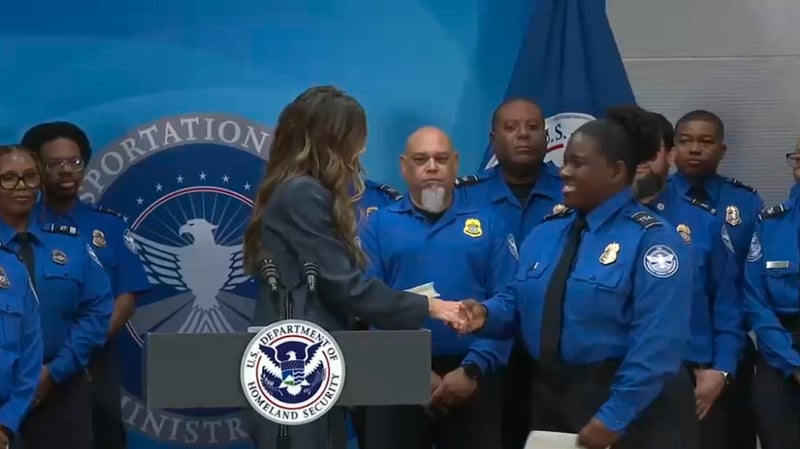 Kristi Noem awards $10K bonuses to TSA workers as trump praises ‘patriotic’ federal employees